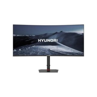 MONITOR GAMER CURVO HYUNDAI HT34CGMBK01 LED 34 3440X1440 ULTRA WIDE QUAD HD 180HZ HDMI-DISPLAYPORT NEGRO