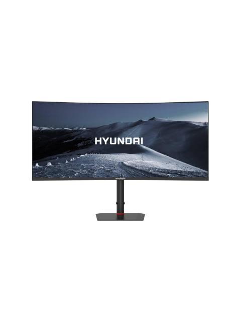 MONITOR GAMER CURVO HYUNDAI HT34CGMBK01 LED 34 3440X1440 ULTRA WIDE QUAD HD 180HZ HDMI-DISPLAYPORT NEGRO