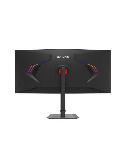 MONITOR GAMER CURVO HYUNDAI HT34CGMBK01 LED 34 3440X1440 ULTRA WIDE QUAD HD 180HZ HDMI-DISPLAYPORT NEGRO - Imagen 3