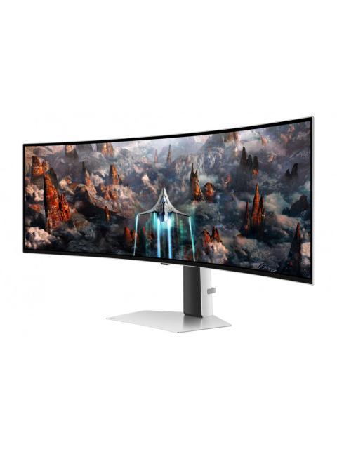 MONITOR GAMER CURVO SAMSUNG ODYSSEY G9 G93SC OLED 49 5120X1440 G-SYNC-FREESYNC 240HZ HDMI-DISPLAYPORT BOCINAS INTEGRADAS PLATA - Imagen 4