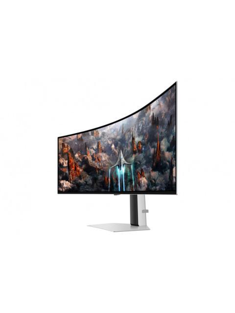 MONITOR GAMER CURVO SAMSUNG ODYSSEY G9 G93SC OLED 49 5120X1440 G-SYNC-FREESYNC 240HZ HDMI-DISPLAYPORT BOCINAS INTEGRADAS PLATA - Imagen 6