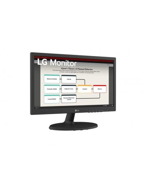MONITOR LG 19BA300-B LED 18.5 1366X768 HD 60HZ HDMI-DISPLAYPORT NEGRO - Imagen 3