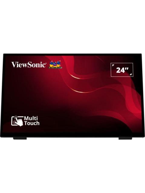 MONITOR VIEWSONIC TD2465 LED TOUCH 24 1920X1080 FULL HD 60HZ HDMI-DISPLAYPORT BOCINAS INTEGRADAS NEGRO
