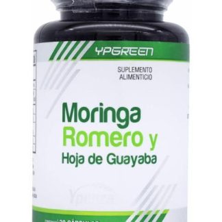 MORINGA ROMERO Y HOJA DE GUAYABA 30 CAP YPGREEN