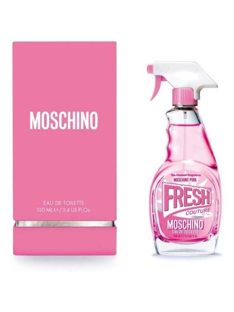 PERFUME MOSCHINO FRESH COUTURE PINK EDT 100ML FLORAL FRUTAL - Imagen 3