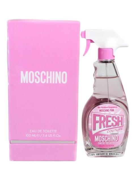 PERFUME MOSCHINO FRESH COUTURE PINK EDT 100ML FLORAL FRUTAL - Imagen 5