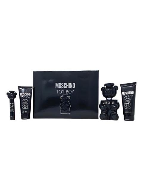 MOSCHINO TOY BOY SET DE 4 PZ CON MINI PARA HOMBRE