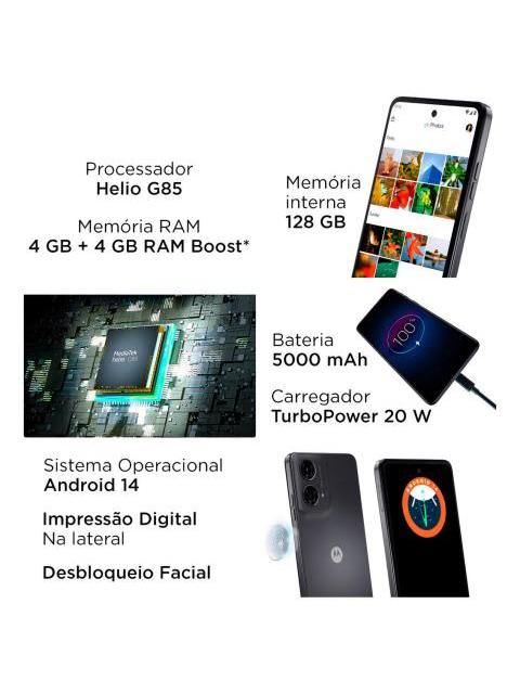 MOTO G24 DUAL SIM 256 GB GRIS ACERO 4 GB RAM - Imagen 6