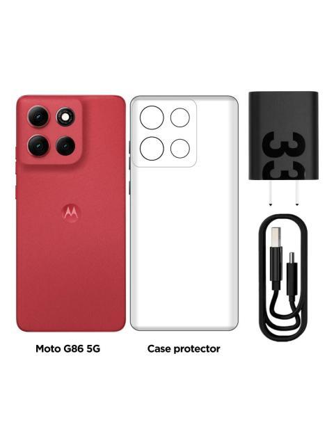MOTO MOTOROLA G86 512GB - 8GB RAM DUAL ROJO ROJO - Imagen 6