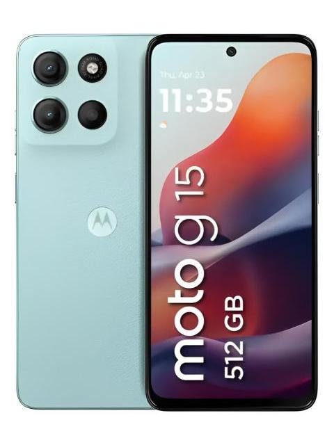 MOTOROLA MOTO G15 512GB + 4GB RAM AZUL CLARO