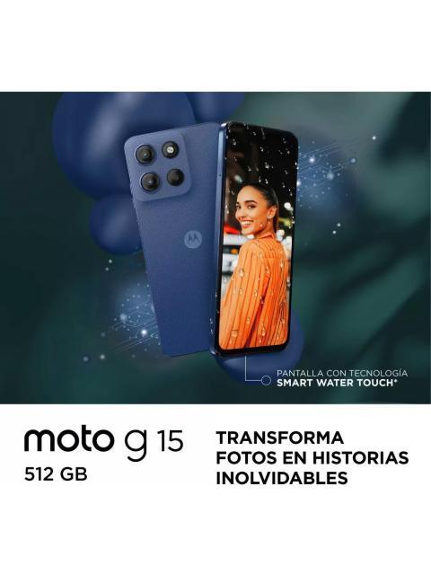 MOTOROLA MOTO G15 512GB + 4GB RAM AZUL CLARO - Imagen 5