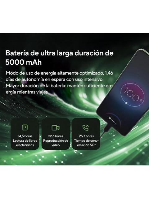 MOTOROLA MOTO G55 256 GB 8 GB VERDE ROM GLOBAL - Imagen 5