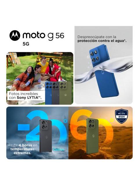 MOTOROLA MOTO G56 256GB + 8GB RAM AZUL AZUL - Imagen 8