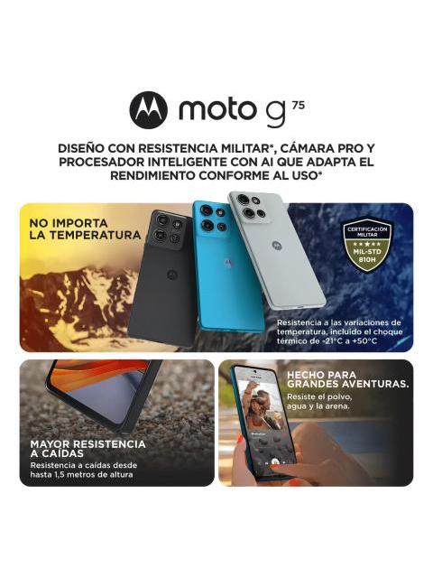 MOTOROLA MOTO G75 5G DUAL SIM 256 GB NEGRO 8 GB RAM - Imagen 7