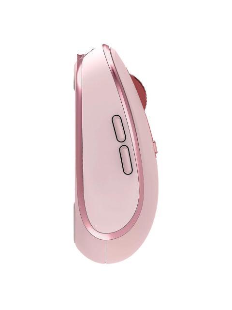 MOUSE ACTECK OPTIMIZE TRIP PRO MI580 INALAMBRICO OPTICO 1.600DPI RF INALAMBRICO-BLUETOOTH ROSA - Imagen 3