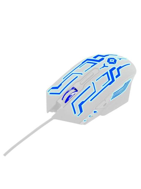 MOUSE ALAMBRICO VORTRED 6D LEGACY ALAMBRICO JUEGO 800-1600-2400-3600 DPI COLOR BLANCO