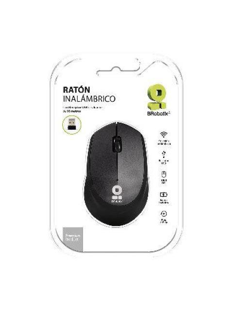 MOUSE ERGONOMICO BROBOTIX OPTICO 6000762 INALAMBRICO USB 1000DPI NEGRO - Imagen 4