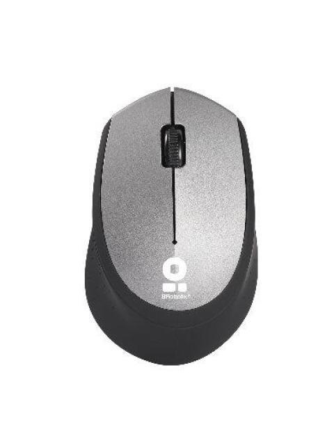MOUSE ERGONOMICO BROBOTIX OPTICO 6000786 INALAMBRICO USB 1000DPI NEGRO-GRIS - Imagen 3