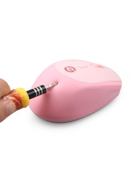 MOUSE ERGONOMICO GETTTECH GAC-24404 INALAMBRICO OPTICO 1.600DPI RF INALAMBRICO ROSA - Imagen 4