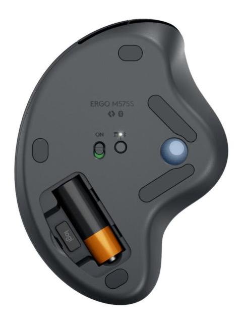 MOUSE ERGONOMICO LOGITECH M575 S TRACKBALL INALAMBRICO TRACKBALL 2.000DPI RF INALAMBRICO-BLUETOOTH NEGRO - Imagen 6