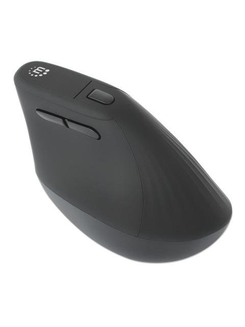 MOUSE ERGONOMICO MANHATTAN 190336 INALAMBRICO OPTICO 1.600DPI RF INALAMBRICO NEGRO - Imagen 2