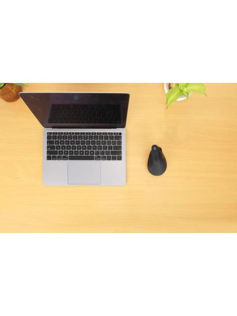 MOUSE ERGONOMICO MANHATTAN 190336 INALAMBRICO OPTICO 1.600DPI RF INALAMBRICO NEGRO - Imagen 7