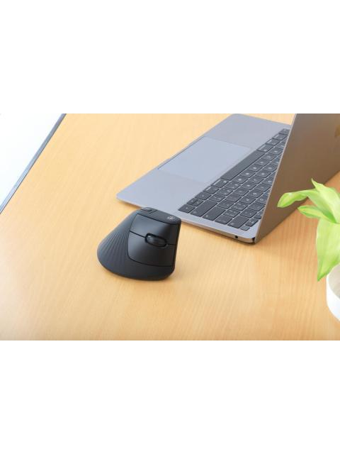 MOUSE ERGONOMICO MANHATTAN 190336 INALAMBRICO OPTICO 1.600DPI RF INALAMBRICO NEGRO - Imagen 8