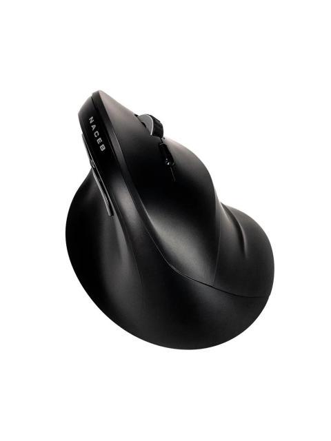 MOUSE ERGONOMICO NACEB INFINITY VERTICAL VS1 INALAMBRICO OPTICO 1.600DPI BLUETOOTH NEGRO - Imagen 3
