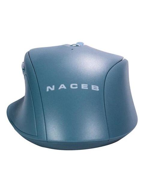 MOUSE ERGONOMICO NACEB NA-0139A INALAMBRICO OPTICO 1.600DPI RF INALAMBRICO AZUL - Imagen 5