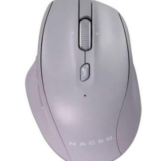 MOUSE ERGONOMICO NACEB NA-0139G INALAMBRICO OPTICO 1.600DPI BLUETOOTH-USB-A GRIS