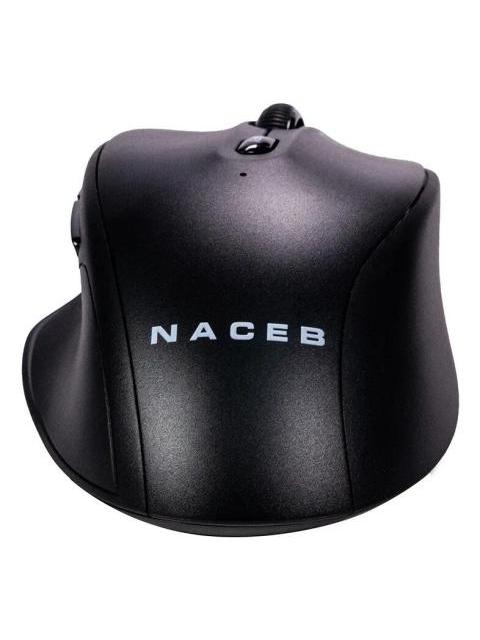 MOUSE ERGONOMICO NACEB NA-0139N INALAMBRICO OPTICO 1.600DPI RF INALAMBRICO NEGRO - Imagen 6