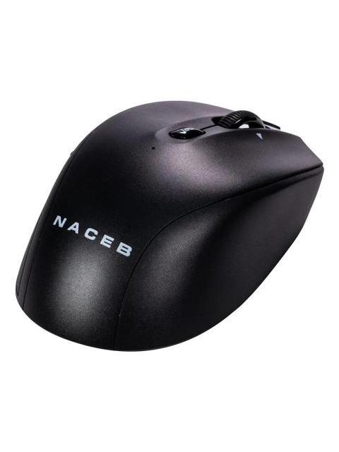 MOUSE ERGONOMICO NACEB NA-0139N INALAMBRICO OPTICO 1.600DPI RF INALAMBRICO NEGRO - Imagen 7