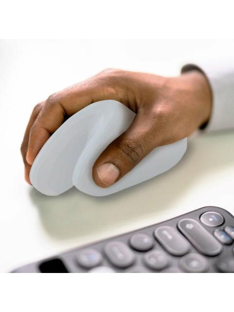 MOUSE ERGONOMICO PERFECT CHOICE OPTICO SNOUSE INALAMBRICO USB 3200DPI BLANCO - Imagen 6