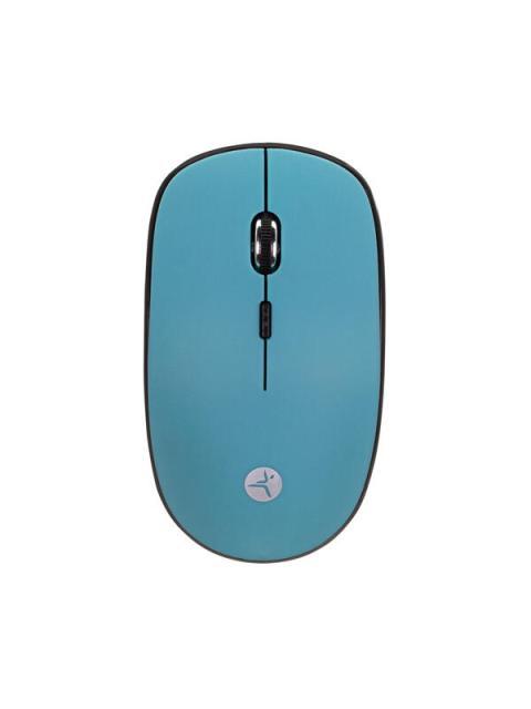 MOUSE ERGONOMICO TECHZONE TZMOUINA02 INALAMBRICO USB 1200DPI AZUL