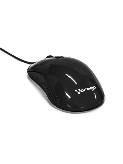 MOUSE ERGONOMICO VORAGO OPTICO MO-102 ALAMBRICO USB 1600DPI NEGRO - Imagen 6