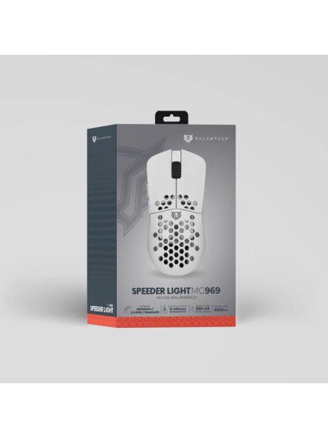 MOUSE GAMER BALAM RUSH OPTICO SPEEDER LIGHT MG969 INALAMBRICO BLUETOOTH 10.000DPI BLANCO - Imagen 6