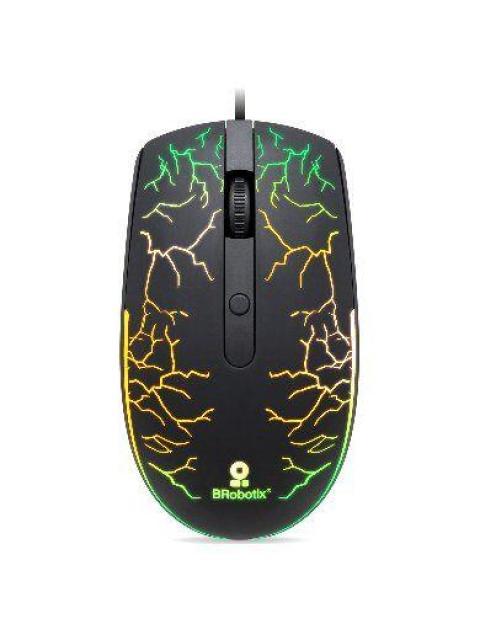 MOUSE GAMER BROBOTIX OPTICO STORM ALAMBRICO USB 1600DPI NEGRO-RGB 263946 - Imagen 4