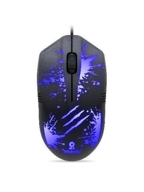 MOUSE GAMER BROBOTIX OPTICO XPLOSION RGB ALAMBRICO USB 1500DPI NEGRO - Imagen 2