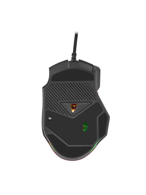 MOUSE GAMER ERGONOMICO GETTTECH GPM-RGBWR-G1-RD ALAMBRICO USB 7200DPI NARANJA-ROJO - Imagen 3