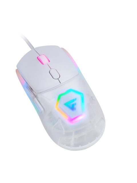 MOUSE GAMER GAME FACTOR OPTICO MOG530 ALAMBRICO USB 12.000DPI BLANCO - Imagen 2