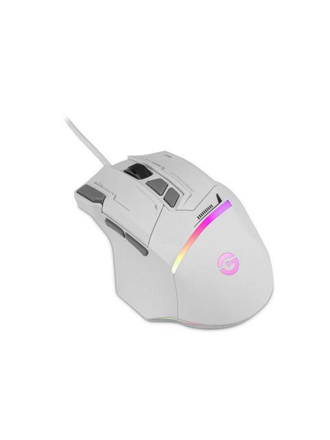 MOUSE GAMER GETTTECH GPM-RGBWR-G1-WH ALAMBRICO USB 7200DPI BLANCO - Imagen 4