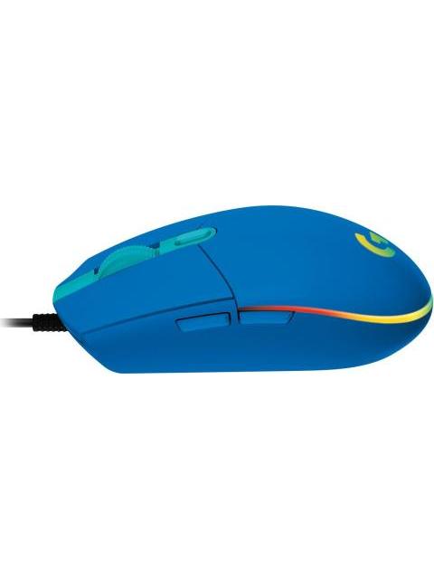 MOUSE GAMER LOGITECH G203 LIGHTSYNC RGB 8 000DPI USB AZUL 910-005795 - Imagen 4