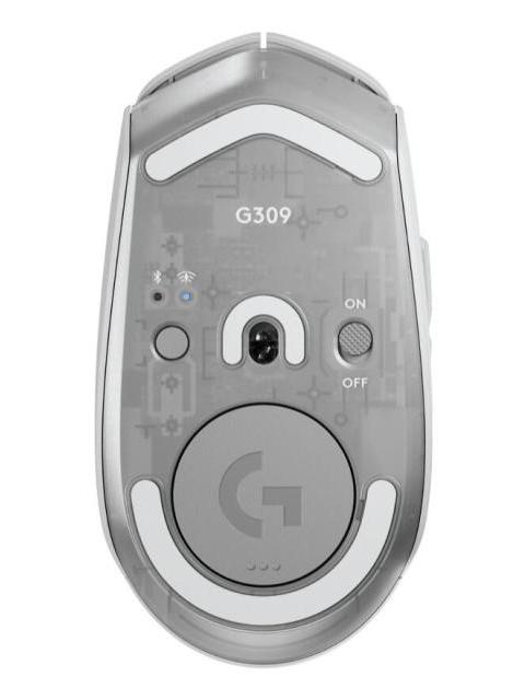 MOUSE GAMER LOGITECH G309 LIGHTSPEED INALAMBRICO OPTICO 25.600DPI RF INALAMBRICO-BLUETOOTH BLANCO - Imagen 6