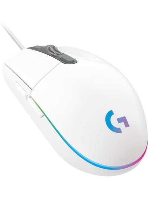 MOUSE GAMER LOGITECH OPTICO G203 LIGHTSYNC ALAMBRICO USB 8000DPI BLANCO - Imagen 3