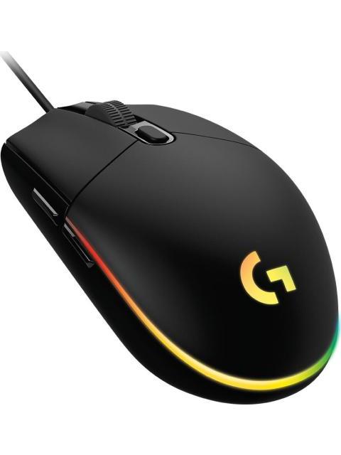 MOUSE GAMER LOGITECH OPTICO G203 LIGHTSYNC ALAMBRICO USB 8000DPI NEGRO - Imagen 3