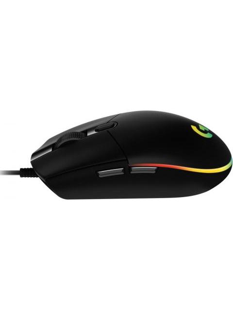 MOUSE GAMER LOGITECH OPTICO G203 LIGHTSYNC ALAMBRICO USB 8000DPI NEGRO - Imagen 4