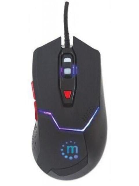 MOUSE GAMER MANHATTAN OPTICO 176071 ALAMBRICO USB-A 2400DPI NEGRO - Imagen 3
