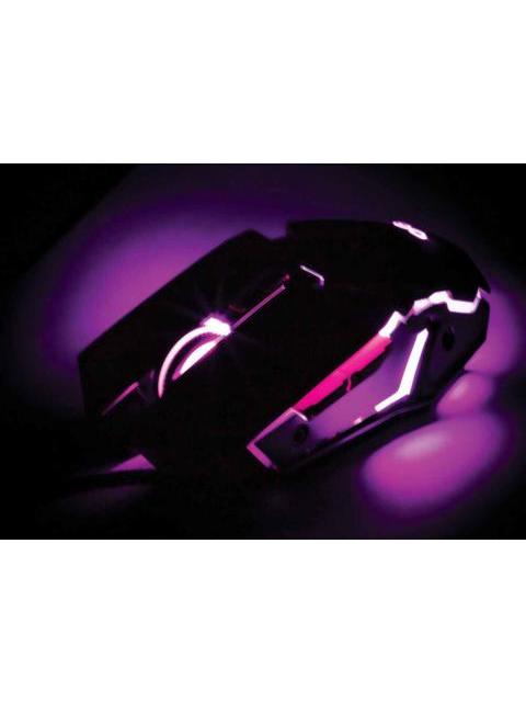 MOUSE GAMER MANHATTAN OPTICO ALAMBRICO USB 3200DPI NEGRO-PLATA - Imagen 7