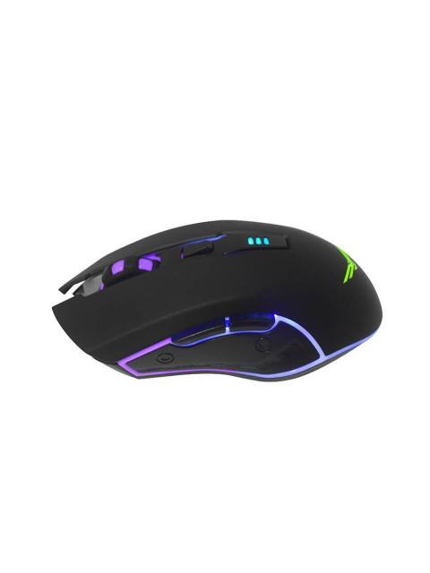 MOUSE GAMER NACEB OPTICO HORUS ALAMBRICO USB 3200DPI NEGRO - Imagen 3