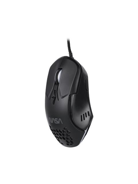 MOUSE GAMER TECHZONE OPTICO NASA NS-GM01 ALAMBRICO USB 6000DPI NEGRO - Imagen 3
